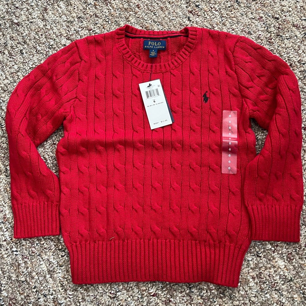 Brand new Ralph Lauren sweater size 6
